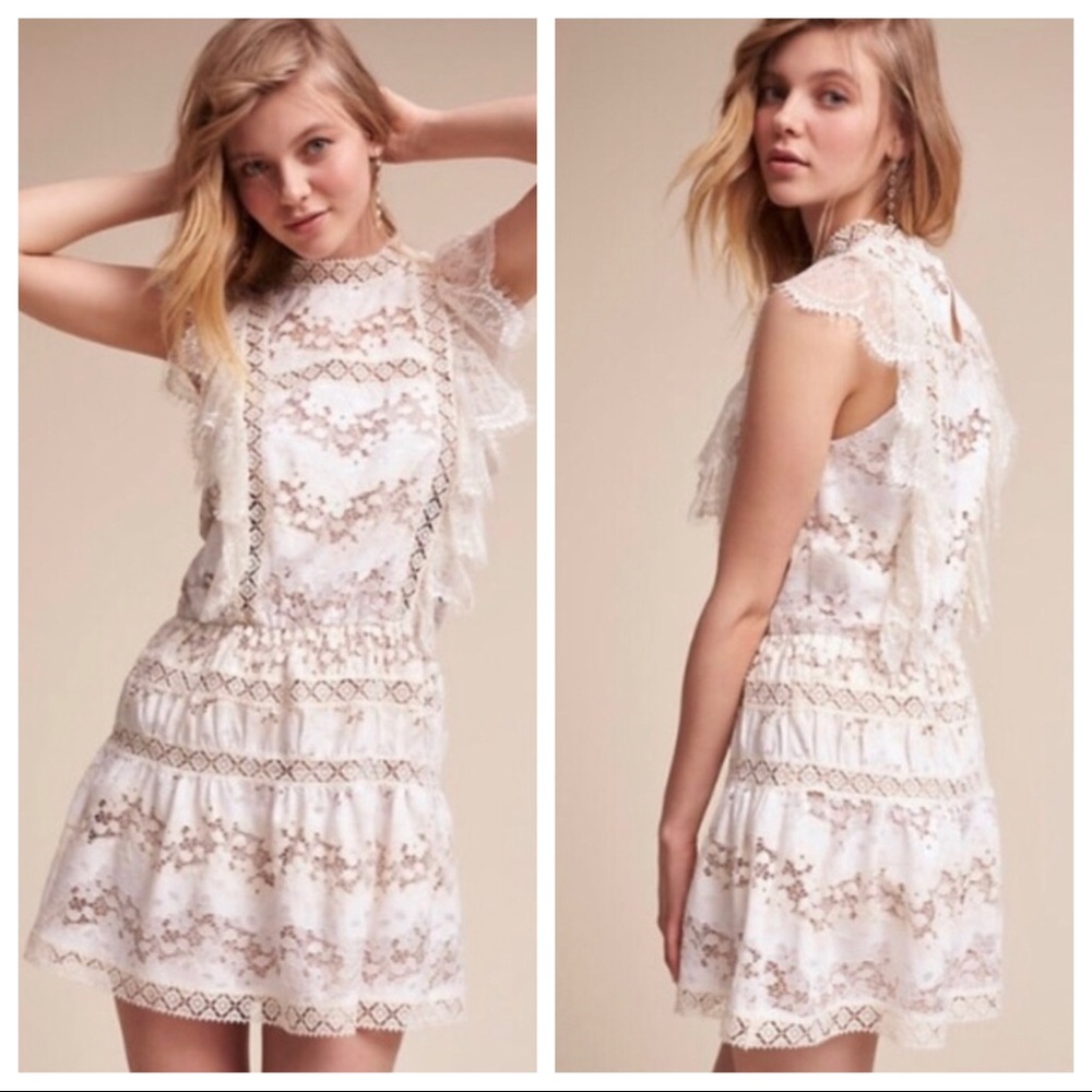 🆕NWT BHLDN Lace Crochet Mini Dress